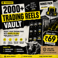 Trading Reels Vault — 2000+ Ready-to-Use Reels + Bonus Pack